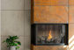 Montigo Divine H Series Premium 38" Direct Vent Contemporary Right Corner Fireplace, Natural Gas (HL38CRNI-2)